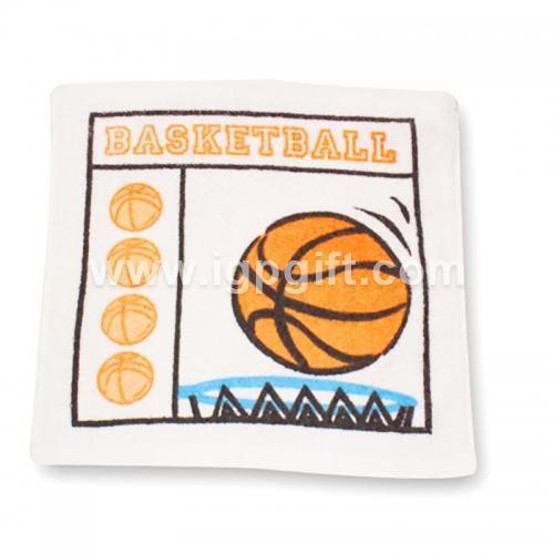 純棉壓縮籃球毛巾