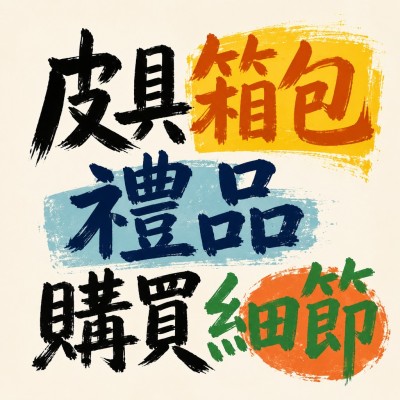 香港企業禮品訂製 - 皮具箱包禮品購買細節