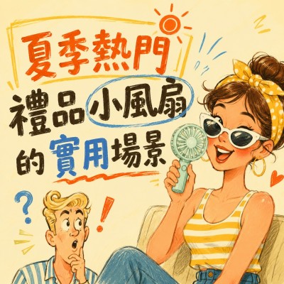 香港企業禮品訂製 - 夏季熱門禮品小風扇的實用場景