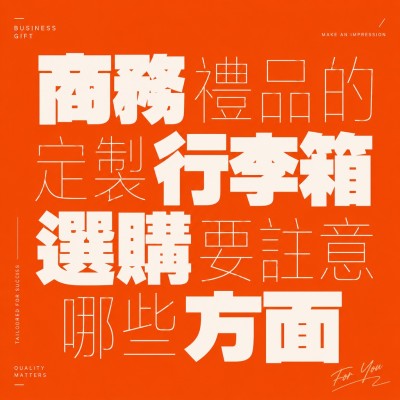 香港企業禮品訂製 - 商務禮品的定製行李箱選購要註意哪些方面