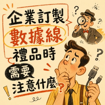 香港企業禮品訂製 - 企業訂製數據線禮品時需要注意什麼