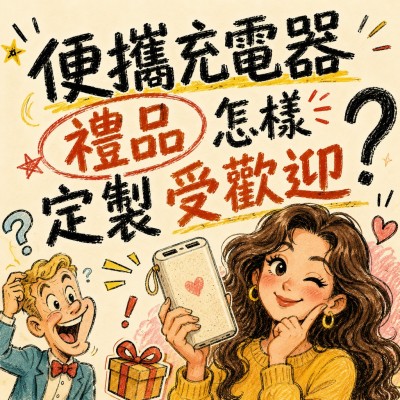 香港企業禮品訂製 - 便攜充電器禮品怎樣定製受歡迎？