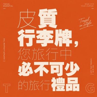 香港企業禮品訂製 - 皮質行李牌，您旅行中必不可少的旅行禮品