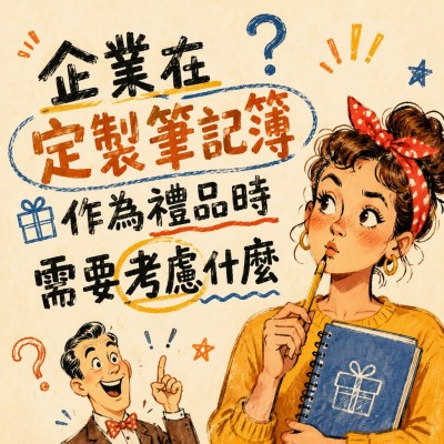 香港企業禮品訂製 - 企業在定製筆記簿作為禮品時需要考慮什麼