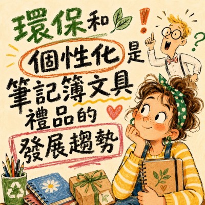 香港企業禮品訂製 - 環保和個性化是筆記簿文具禮品的發展趨勢