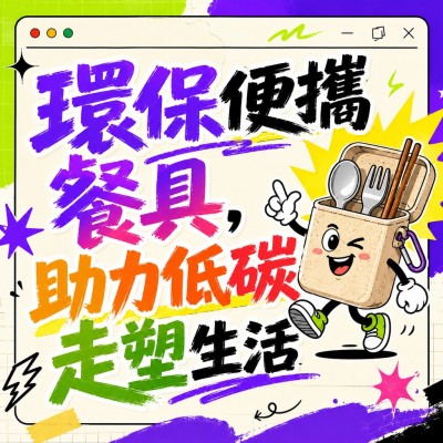 香港企業禮品訂製 - 環保便攜餐具，助力低碳走塑生活