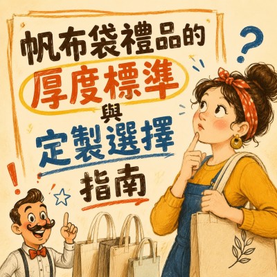 香港企業禮品訂製 - 帆布袋禮品的厚度標準與定製選擇指南