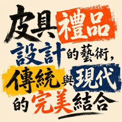 香港企業禮品訂製 - 皮具禮品設計的藝術，傳統與現代的完美結合