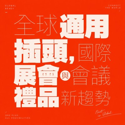 香港企業禮品訂製 - 全球通用插頭，國際展會與會議禮品新趨勢
