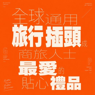 香港企業禮品訂製 - 全球通用旅行插頭成商旅人士最愛的貼心禮品