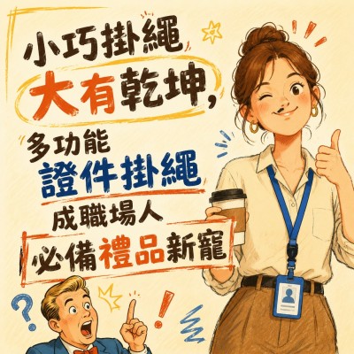 香港企業禮品訂製 - 小巧掛繩大有乾坤，多功能證件掛繩成職場人必備禮品新寵