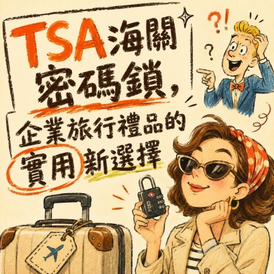 香港企業禮品訂製 - TSA海關密碼鎖，企業旅行禮品的實用新選擇