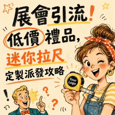 香港企業禮品訂製 - 展會引流低價禮品，迷你拉尺定製派發攻略