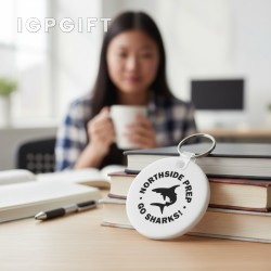 圓形柔軟鑰匙圈