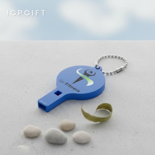 環保塑料哨子鑰匙圈