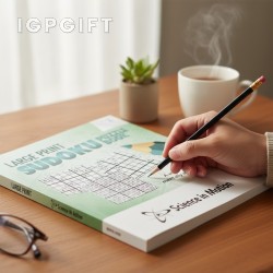 大字版數獨益智書與鉛筆 - 第二卷