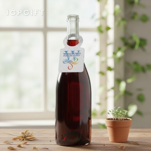 種子紙酒頸標籤