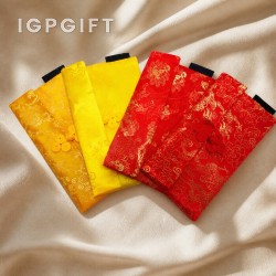 長款平安扣錦緞利是封