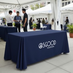 精緻聚酯棉四面桌布 - 6尺