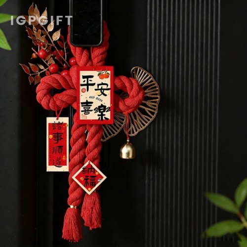 新年萬字結裝飾