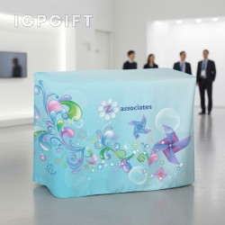 全彩直邊示範桌布 - 4英尺