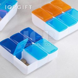 早午晚方形藥盒