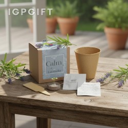 可生長的薰衣草禮品套件