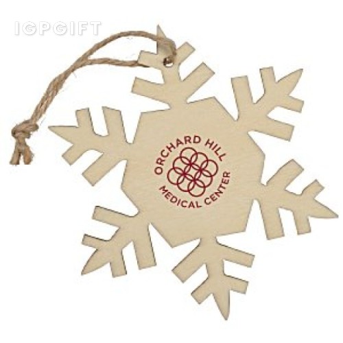 木質雪花裝飾品
