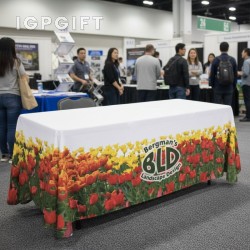 全彩印刷桌布 - 6英尺 - 關閉式設計
