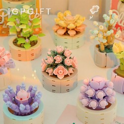 永生花盆栽積木