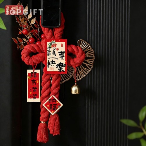 新年萬字結裝飾