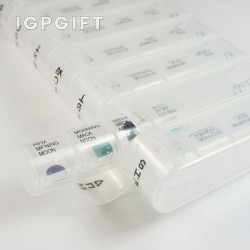 透明一周塑料藥盒