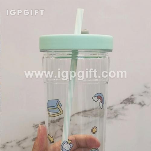 吸管大容量便捷水果杯