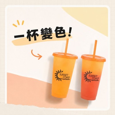 香港企業禮品訂製 - 變色隨行杯 - 24 盎司