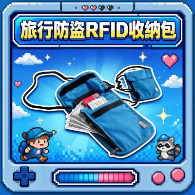 香港企業禮品訂製 - 多功能防RFID旅行收納袋