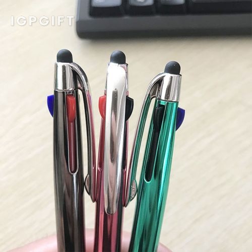 三色觸控電容廣告筆
