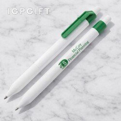 金融白色圓珠筆