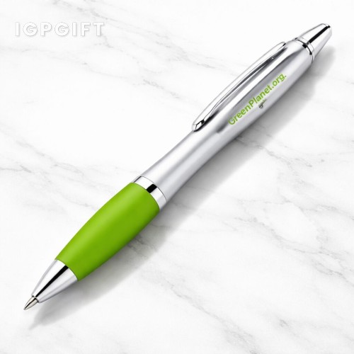 流線型銀色鋼筆