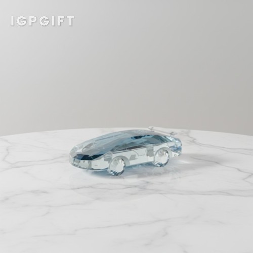 水晶蘭博基尼汽車模型