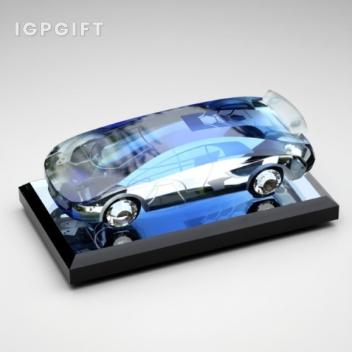 水晶蘭博基尼汽車模型