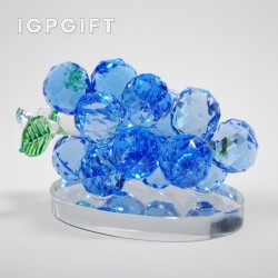 水晶葡萄禮品裝飾品擺件