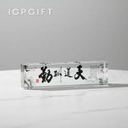 長方形水晶紙鎮