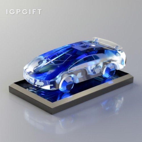 水晶蘭博基尼汽車模型