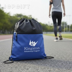 前拉鏈運動背包