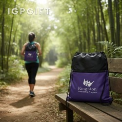 前拉鏈運動背包