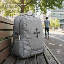 USB接口17英寸筆電背包