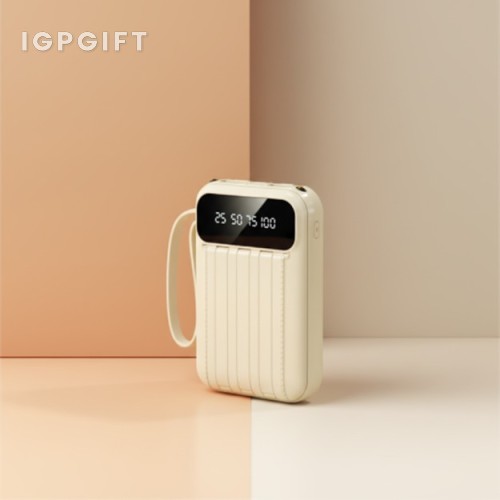 LED手電筒行動電源（內置4根數據線）- 10000mAh