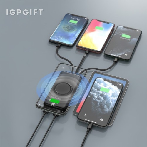 四合一快速充電無線移動電源 - 10000mAh