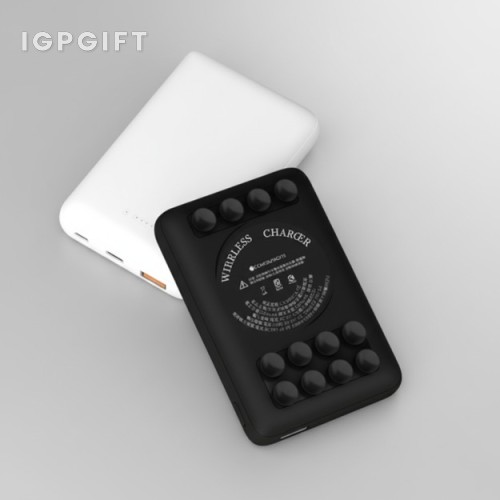 QI無線充電吸盤行動電源