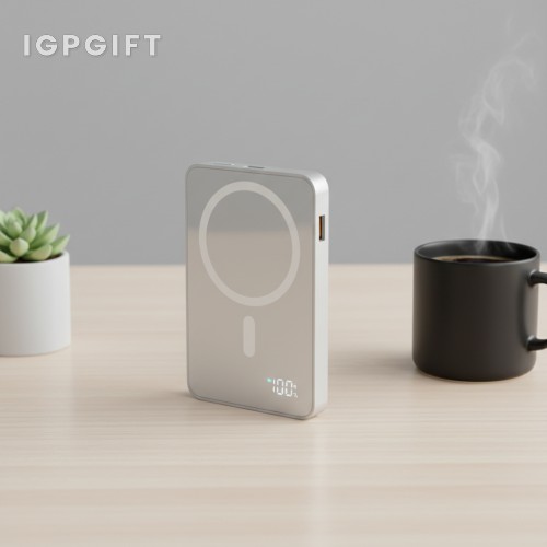 時尚無線磁吸移動電源